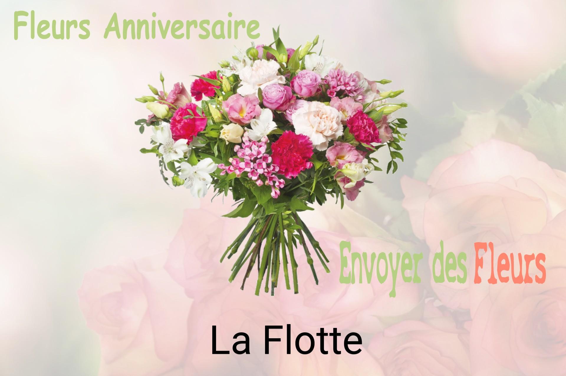 Bouquet de fleurs d’anniversaire livré à La Flotte